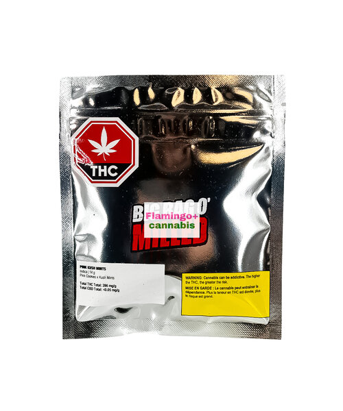 Big Bag o Buds Bag O Milled Pink Kush Mints Indica Milled Flower 14G