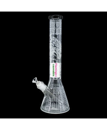 Legendary Glass Legendary Glass 16" 7mm Sandblast Beaker Bong Smoke