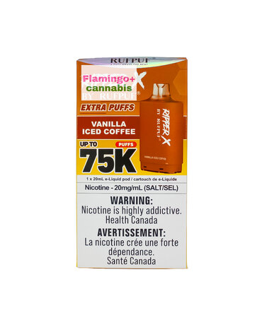 Ripper-X RufPuf Ripper-X Pre-Filled Pod 75k Puff MB Vanilla Ice Coffee