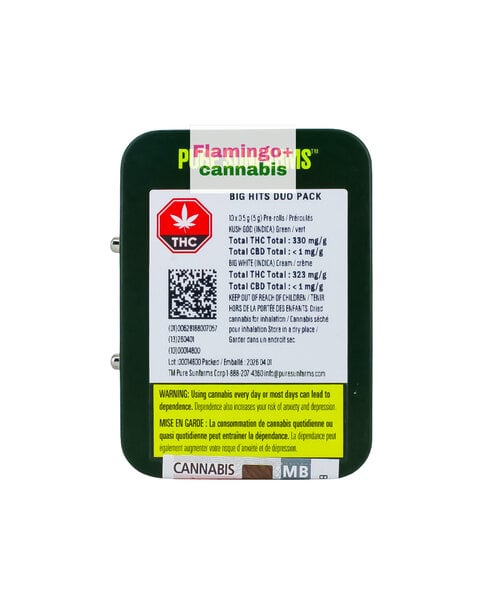 Pure Sun Farms Big Hits Duo Pack Pre-Rolls 10X0.5G