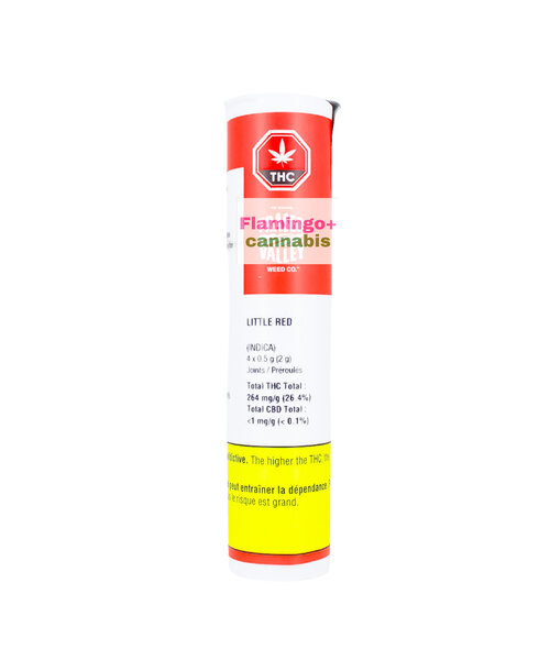 The Original Fraser Valley Weed Co. Little Red Rotating Indica Pre-Rolls 4X0.5G