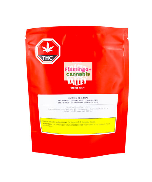 The Original Fraser Valley Platinum OG Indica Flower 14G