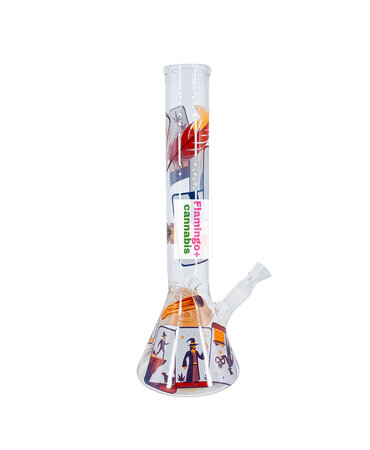 Red Eye Tek Red Eye Glass 15" Tarot Card Beaker Bong