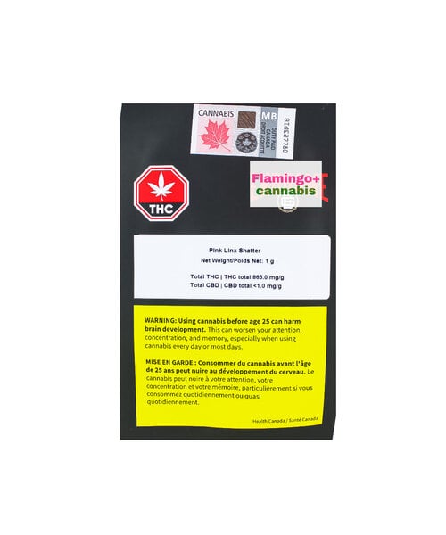 Endgame Pink Lynx Indica Shatter 1G