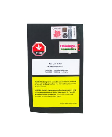 Endgame Endgame Face Lock Indica Shatter 1G