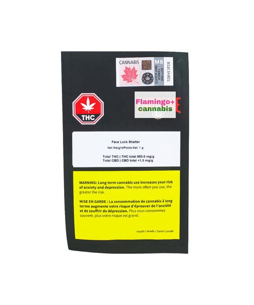 Endgame Face Lock Indica Shatter 1G