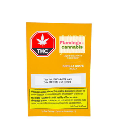 lord jones Lord Jones Gorilla Grape LD X LR Indica Cartridge 1G