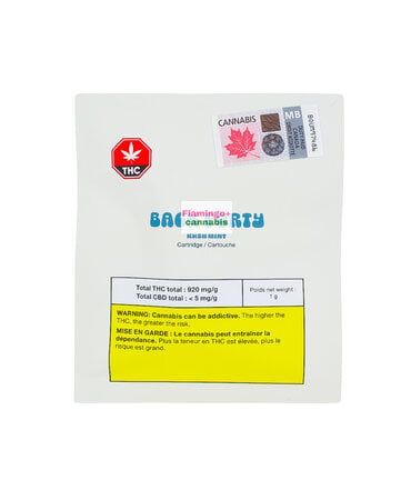 Backforty Back Forty Kush Mint Hybrid Cartridge 0.95G