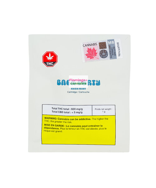 Back Forty Kush Mint Hybrid Cartridge 0.95G