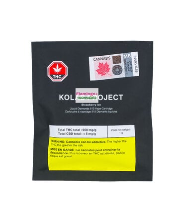 Kolab Kolab Project Strawberry Ice Sativa Liquid Diamonds Cartridge 1G