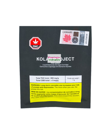 Kolab Kolab Project Pink Lychee Indica Liquid Diamonds Cartridge 1G