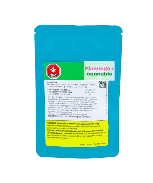Retro Bannertime FS Sativa Honey Oil AIO Disposable 1G