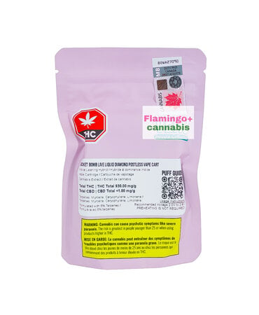 Vero Vero Rocket Bomb Liquid Diamond Postless Indica Cartridge 1G