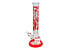 Legendary Glass Legendary Glass 16" 7mm Floral Mist Beaker Bong Red