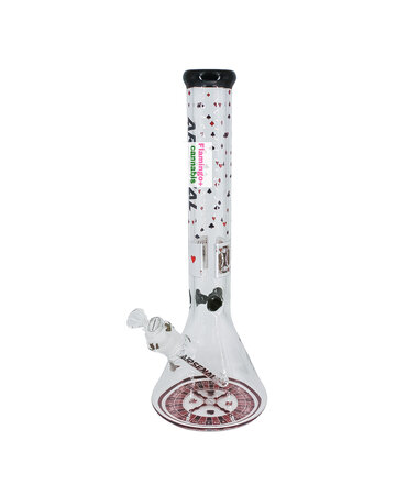 Smoke Arsenal Arsenal 16" JackPot Roulette Beaker Bong Black