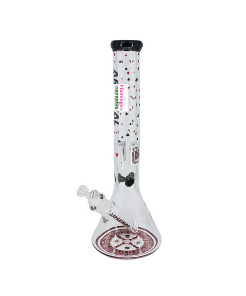 Arsenal 16" JackPot Roulette Beaker Bong Black