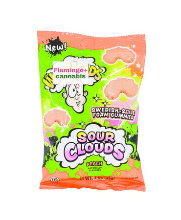 ExoSweet Misc. Warheads Sour Clouds Peach Foam Gummies