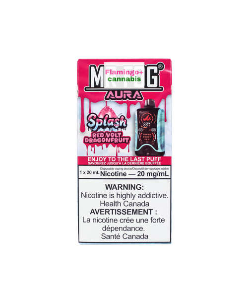 Mr Fog AURA 60k Puff Rechargeable Disposable MB Red Volt Dragonfruit