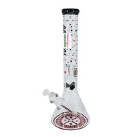 Arsenal 16" JackPot Roulette Beaker Bong Black