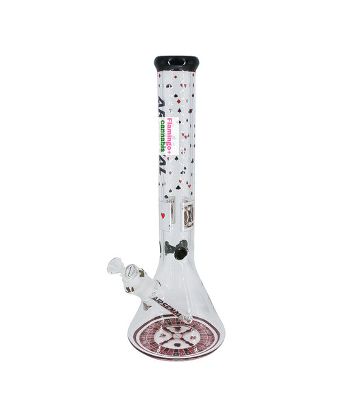 Arsenal 16" JackPot Roulette Beaker Bong Black