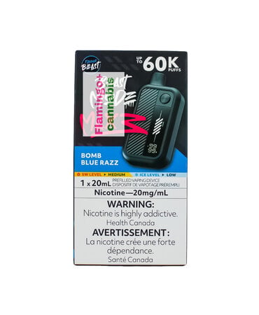 Flavour Beast Flavour Beast Beast Mode Max 3 60k Puff Disposable MB Bomb Blue Razz