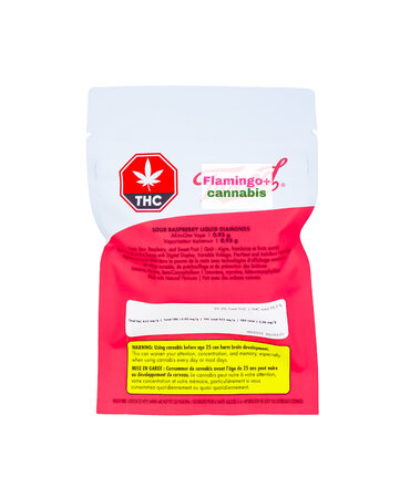 Tweed Tweed Sour Raspberry Liquid Diamond Hybrid AIO Disposable 1G