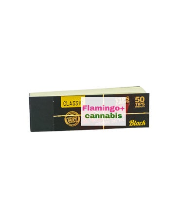 RAW RAW Black Unbleached Tips 50 pack