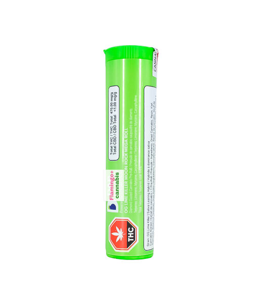 Dab Bods OG Lime KIller Moon Mega Roll Infused Glass Tip Blunt 1.5G