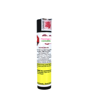 Doobie Snacks Doobie Snacks Cherry Sakura Terp Infused Hybrid Pre-Rolls 4X0.5G