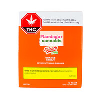 Sourz Fully Blasted Orange Cream Sativa Gummies 10X10MG