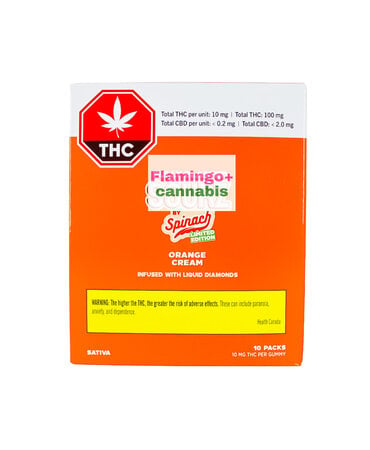 sourz Sourz Fully Blasted Orange Cream Sativa Gummies 10X10MG