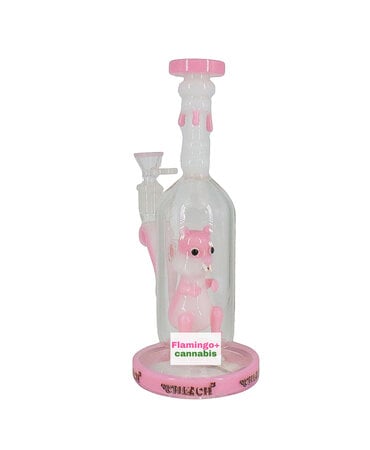 Cheech Glass Cheech 9.5" Sweet Squirrel Bubbler Pink