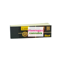 RAW Black Unbleached Tips 50 pack