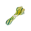 Red Eye Glass 3.25" Nugget Hand Pipe Teal