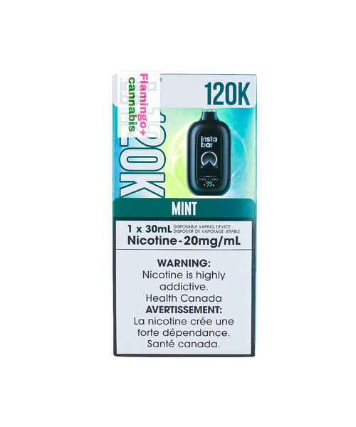 Insta Bar 120k Puff Rechargeable Disposable MB Mint