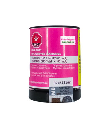 high priestess Dab Bods Pink Goat Indica Whipped Diamonds 1.2G