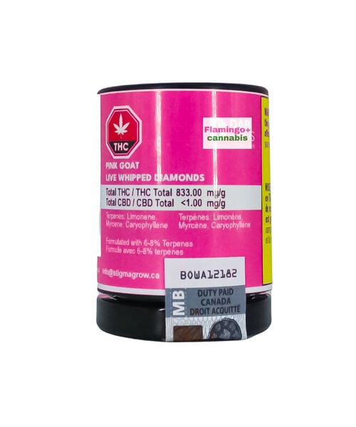 Dab Bods Pink Goat Indica Whipped Diamonds 1.2G