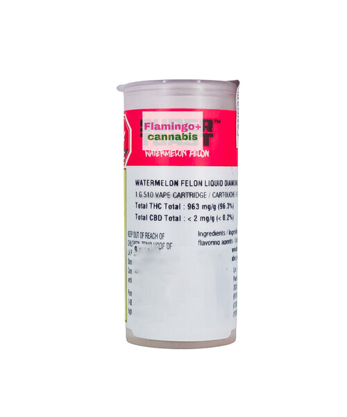 Super Toast Watermelon Felon Indica Liquid Diamond Cartridge 1G