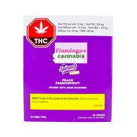 Sourz Fully Blasted Peach Passionfruit CBN Indica Gummies 10X10MG