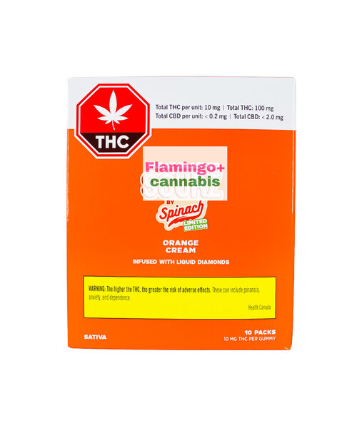 Sourz Fully Blasted Orange Cream Sativa Gummies 10X10MG