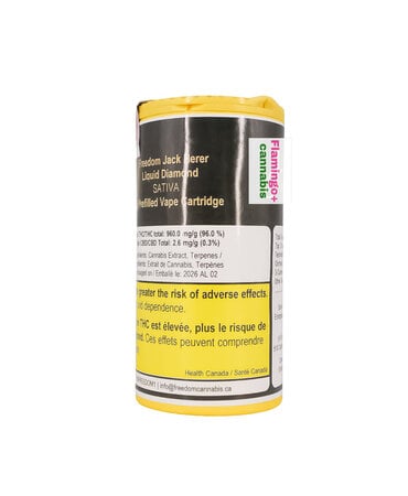 Freedom Cannabis Inc Freedom Cannabis Jack Herer Sativa Liquid Diamond Cartridge 1G