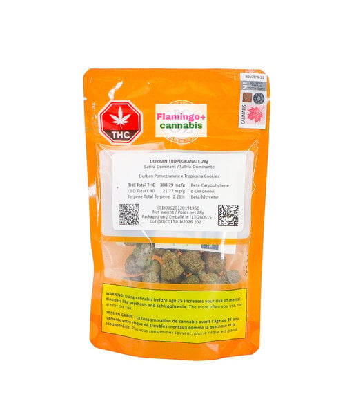 BC OZ Durban Tropegranate Sativa Flower 28G
