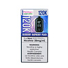 Insta Bar 120k Puff Rechargeable Disposable MB Blueberry Raspberry Peach