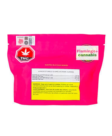 A-HA! A-HA! Electric Blueberries Live Rosin Hybrid Gummies 10X10MG