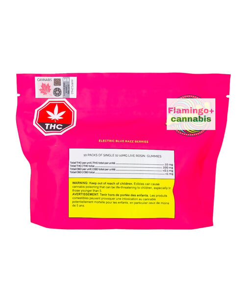 A-HA! Electric Blueberries Live Rosin Hybrid Gummies 10X10MG