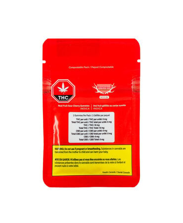 WYLD Wyld Sour Cherry Indica Gummies 2X5MG