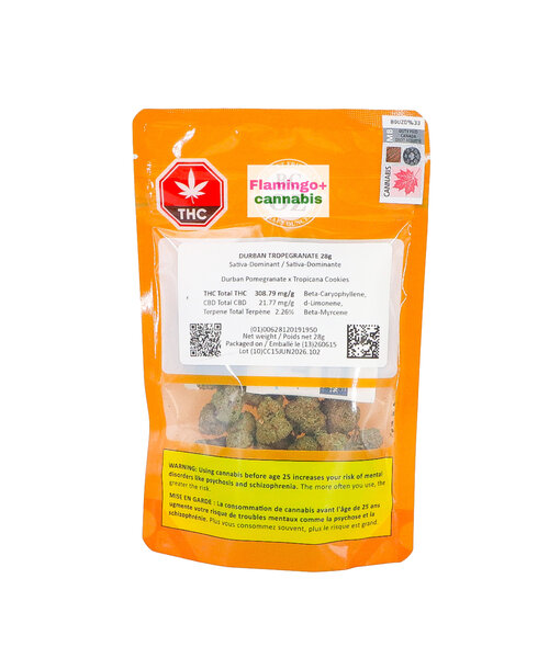 BC OZ Durban Tropegranate Sativa Flower 28G