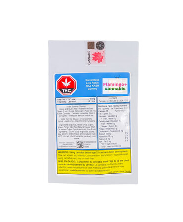 throwbacks Throwbacks RAZ Krsh Live Rosin Hybrid Gummy 1X10MG