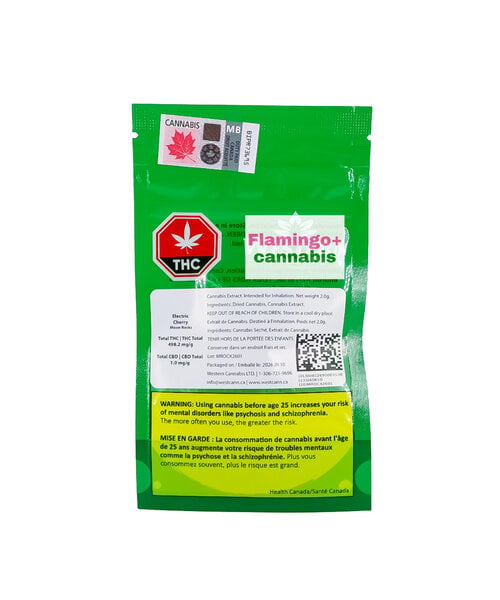 Western Cannabis Electric Cherry Sativa Moon Rocks 2G