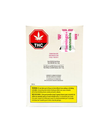 XMG XMG Cream Soda Zero Sugar THC Beverage 4X10MG
